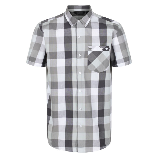 Regatta Mens Ramiel Short Sleeve Check Shirt