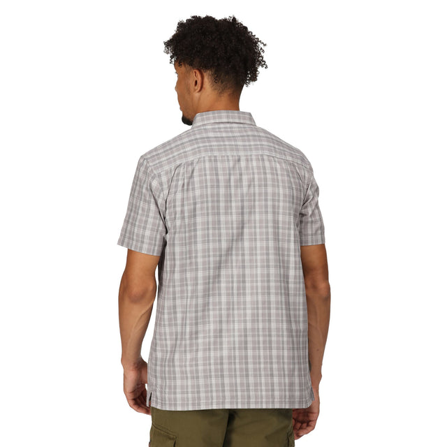 Regatta Mens Kalambo VII Short Sleeve Check Shirt