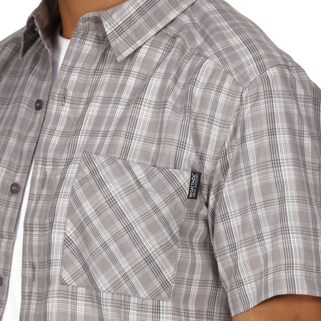 Regatta Mens Kalambo VII Short Sleeve Check Shirt