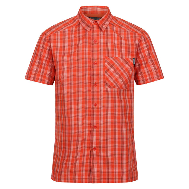 Regatta Mens Kalambo VII Short Sleeve Check Shirt