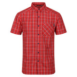 Regatta Mens Kalambo VII Short Sleeve Check Shirt