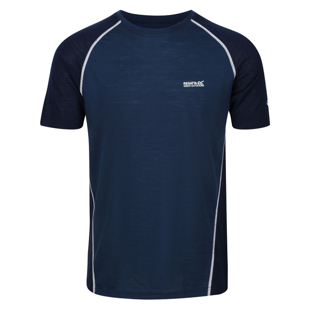Regatta Mens Tornell II Wicking Merino Wool Base Layer T Shirt