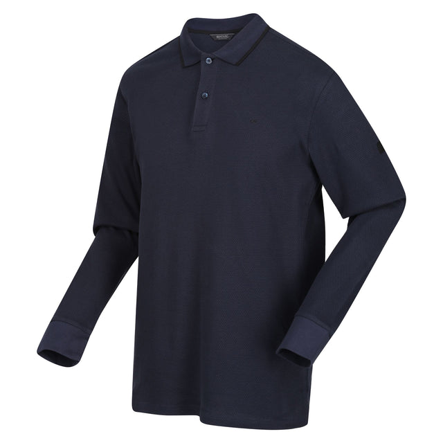 Regatta Mens Leaonzo Long Sleeved Polo Shirt