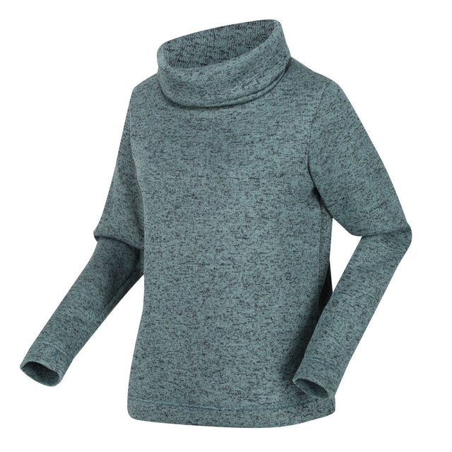 Regatta Womens Hedda Cowl Neck Knit Effect Fleece Sweater