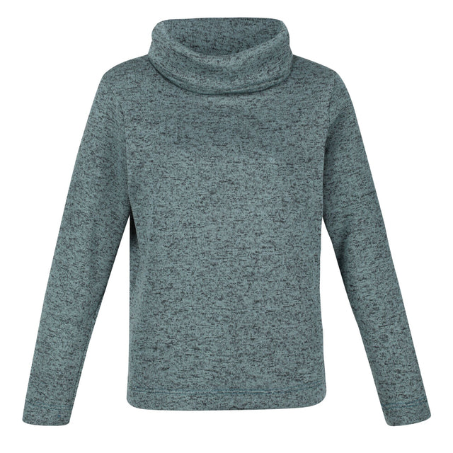 Regatta Womens Hedda Cowl Neck Knit Effect Fleece Sweater