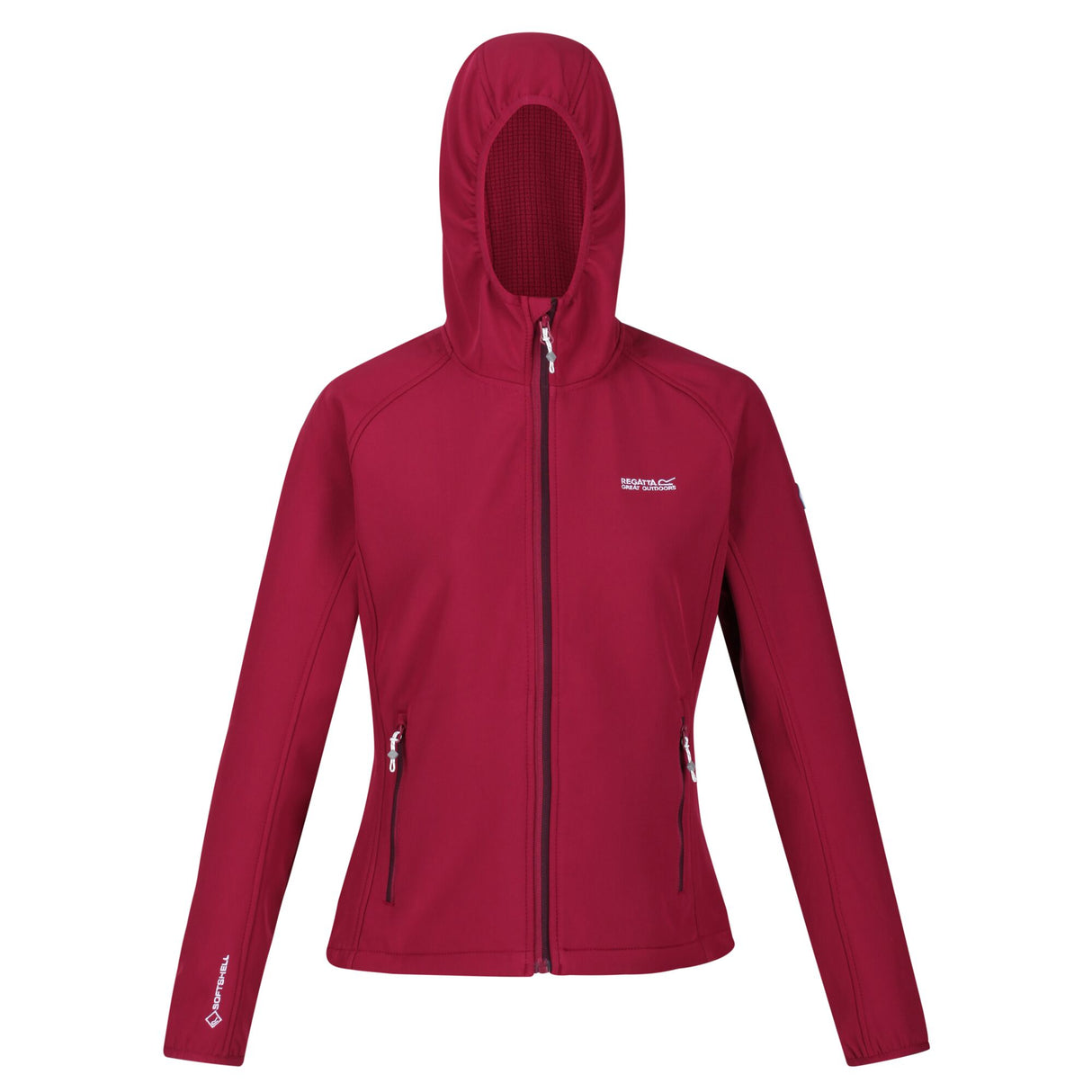 Regatta Womens Arec III Full Zip Hooded Softshell Jacket