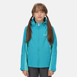 Regatta Kids Girls Acidity V Hooded Lightweight Softshell Jacket