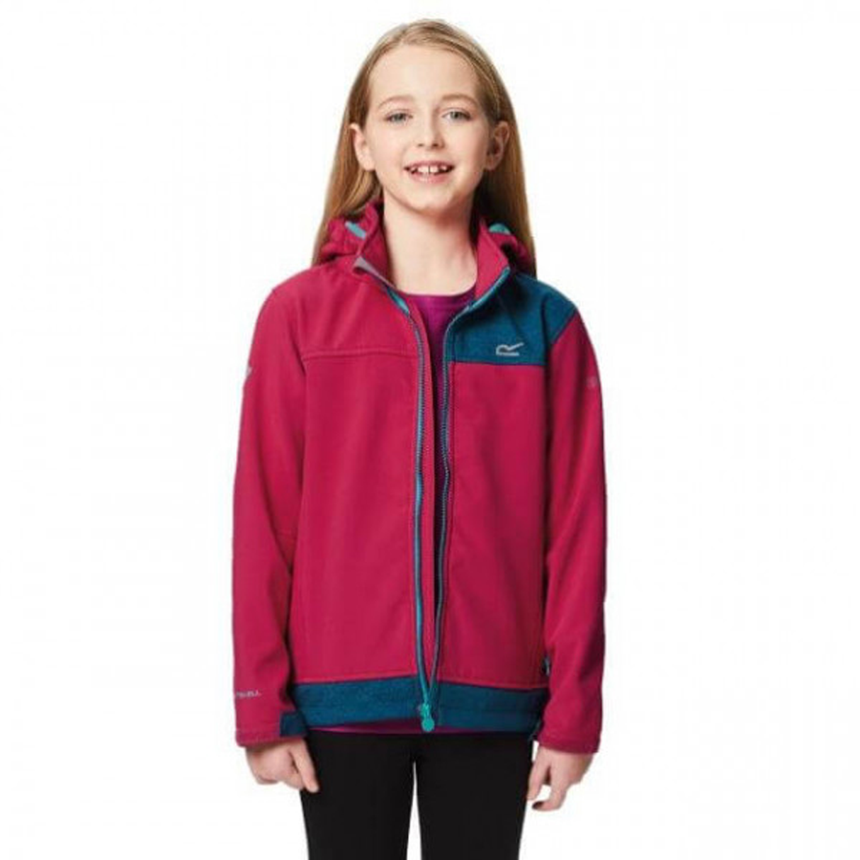 Regatta Kids Astrox Warm Backed Hooded Softshell Jacket