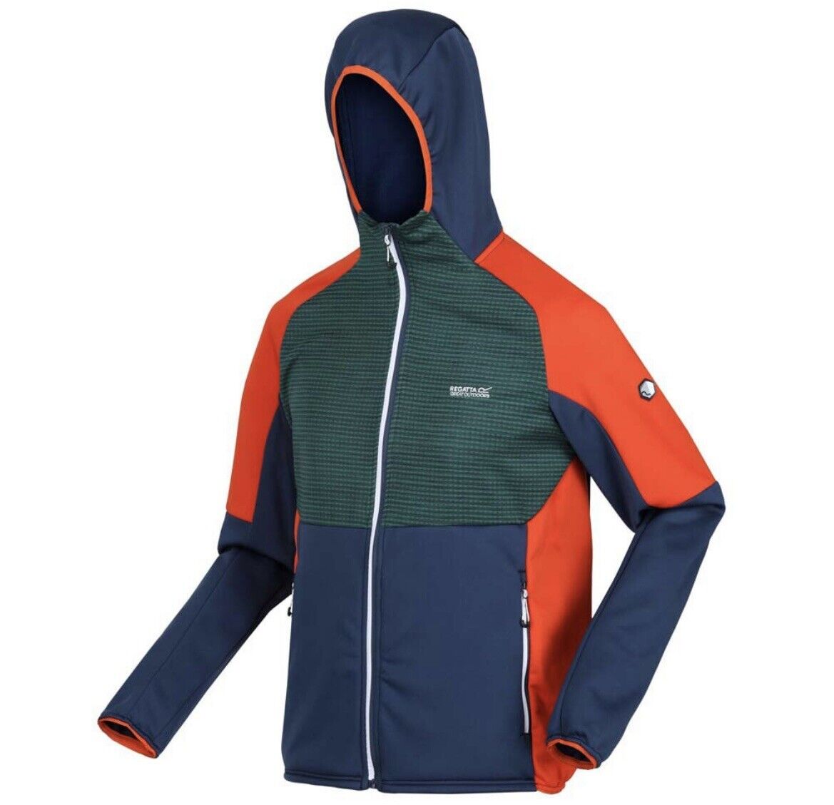 Regatta Mens Attare Hooded Stretch Softshell Jacket