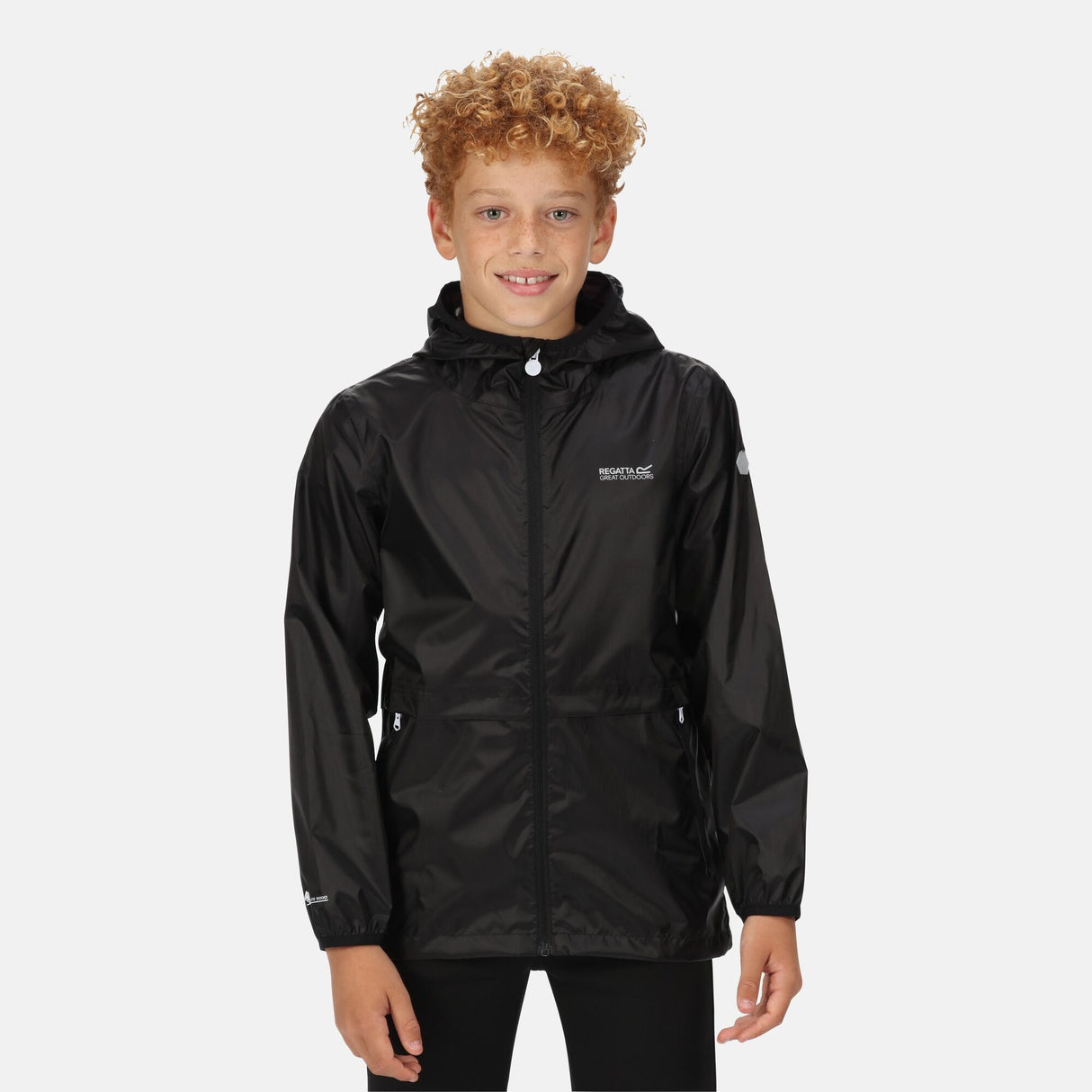 Regatta Kids Bagley Lightweight Packaway Waterproof Jacket