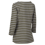 Regatta Womens Bayla 3/4 Sleeved Top Striped T Shirt