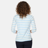 Regatta Womens Bayla 3/4 Sleeved Top Striped T Shirt