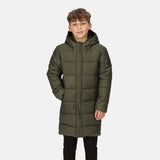 Regatta Kids Bodie Hooded Long Insulated Jacket