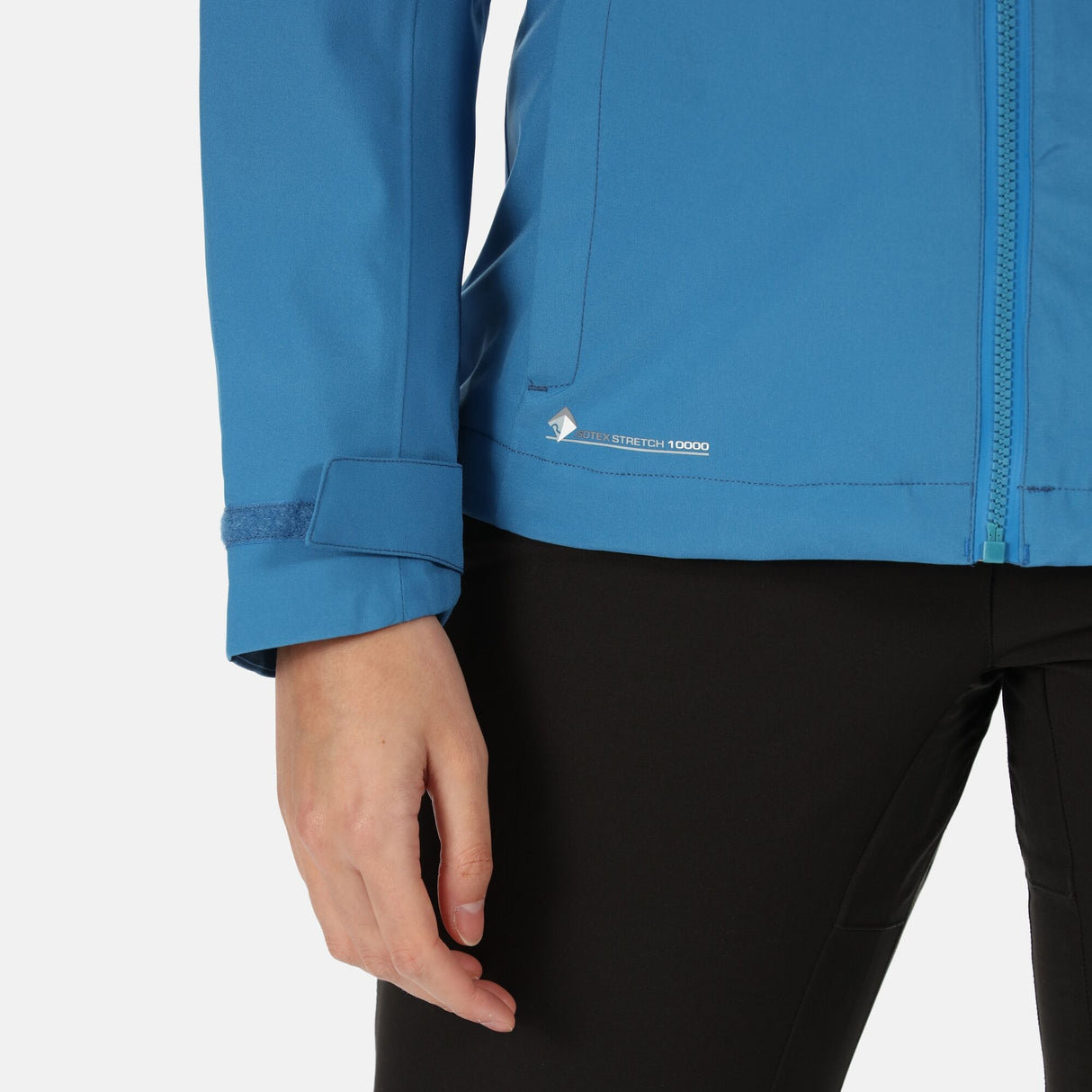 Regatta Womens Britedale Waterproof Breathable Jacket - LED Torch On Hood