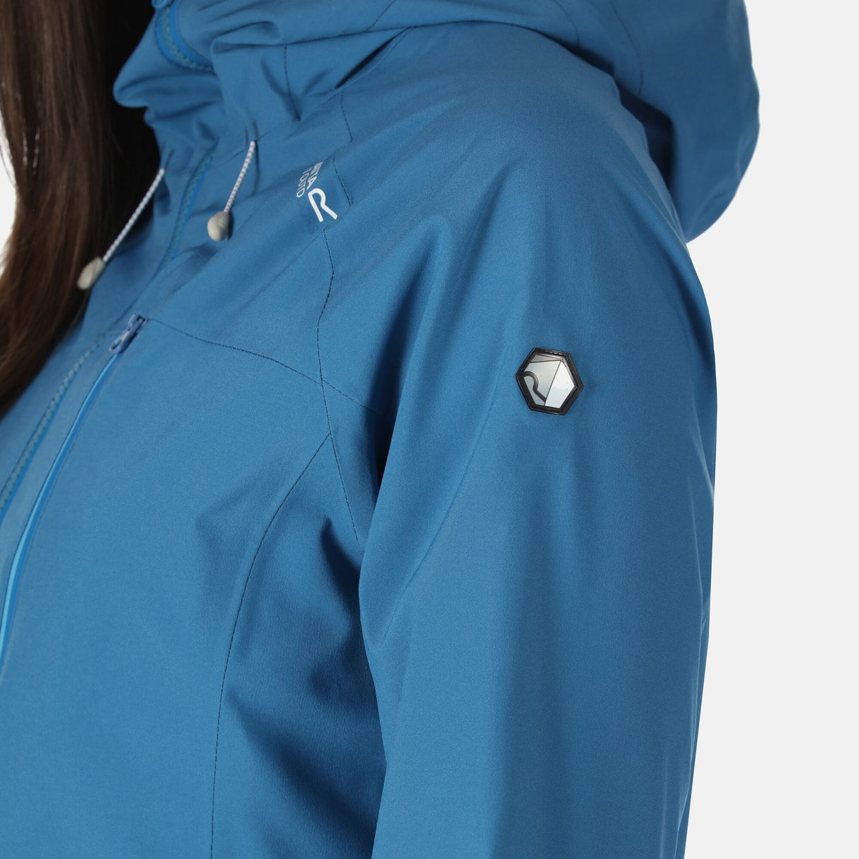 Regatta Womens Britedale Waterproof Breathable Jacket - LED Torch On Hood