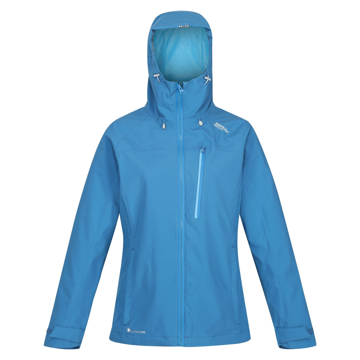 Regatta Womens Britedale Waterproof Breathable Jacket - LED Torch On Hood