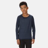 Regatta Kids Junior Burlow Long Sleeve Base Layer T Shirt