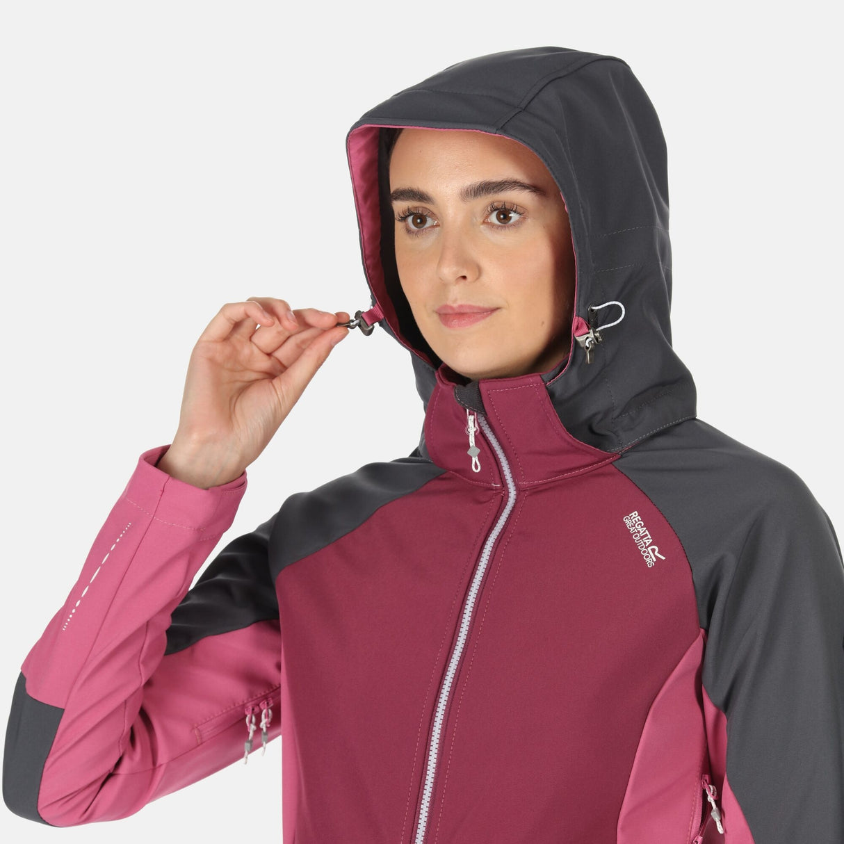 Regatta Womens Desoto VIII Hooded Lined Softshell Jacket