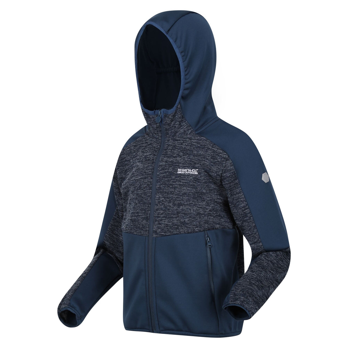 Regatta Kids Dissolver VII Full Zip Hooded Fleece Jacket