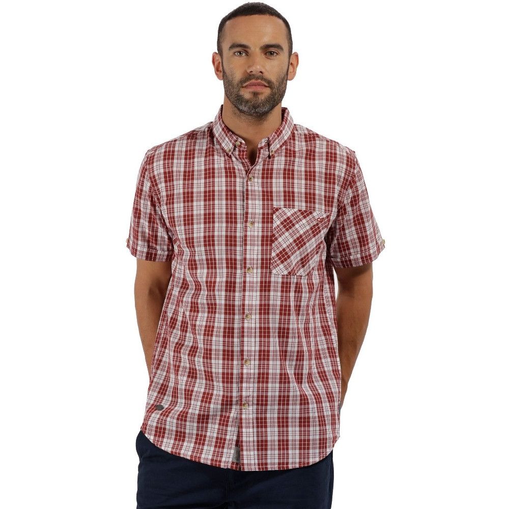 Regatta Mens Eathan Short Sleeve Check Shirt