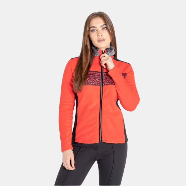 Dare2b Womens Engross Faux Fur Trim Full Zip Sweater