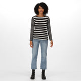 Regatta Womens Farida Striped Long Sleeved T Shirt