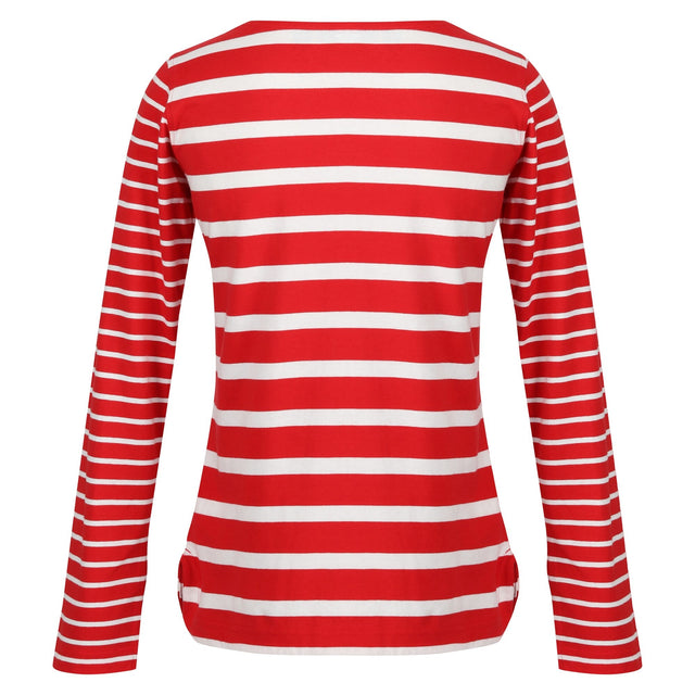 Regatta Womens Farida Striped Long Sleeved T Shirt