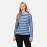 Regatta Womens Farida Striped Long Sleeved T Shirt