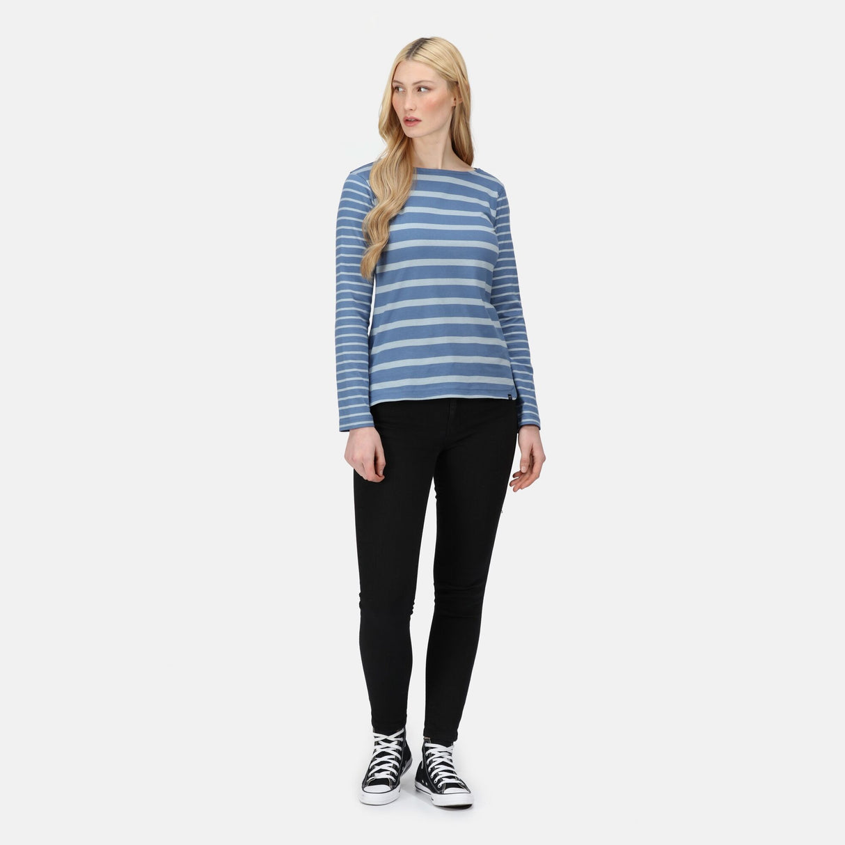 Regatta Womens Farida Striped Long Sleeved T Shirt