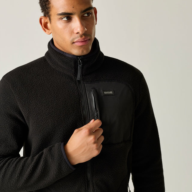 Regatta Mens Frankie Borg Full Zip Fleece Jacket