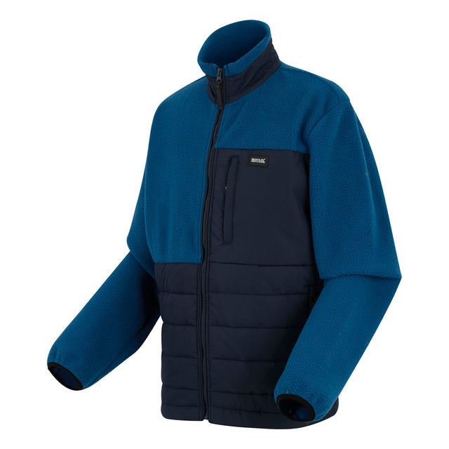 Regatta Mens Frankie Borg Full Zip Hybrid Fleece