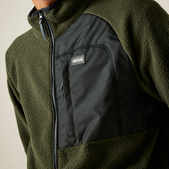 Regatta Mens Frankie Borg Full Zip Fleece Jacket