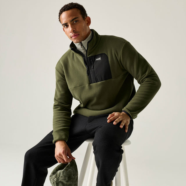 Regatta Mens Frankie Half Zip Fleece Jacket