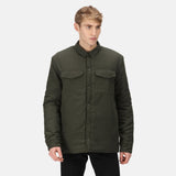 Regatta Mens Gawayne Insulated Wool Effect Winter Shirt