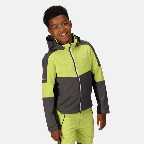 Regatta Kids Acidity VI Hooded Lightweight Softshell Jacket