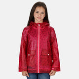 Regatta Kids Hallow Transparent Lightweight Waterproof Jacket