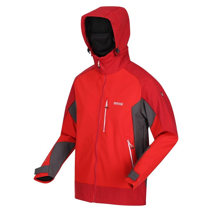 Regatta Mens Hewitts VII Hooded Lined Softshell Jacket