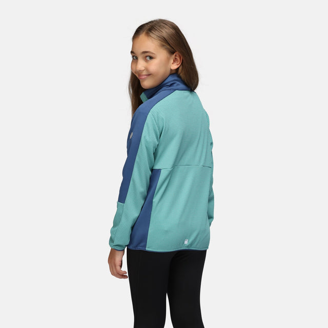 Regatta Kids Highton IV Full Zip Stretch Fabric Fleece Jacket