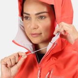 Regatta Womens Highton Pro Breathable Waterproof Jacket - Torch In Hood