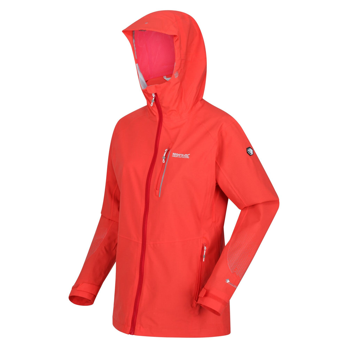 Regatta Womens Highton Pro Breathable Waterproof Jacket - Torch In Hood