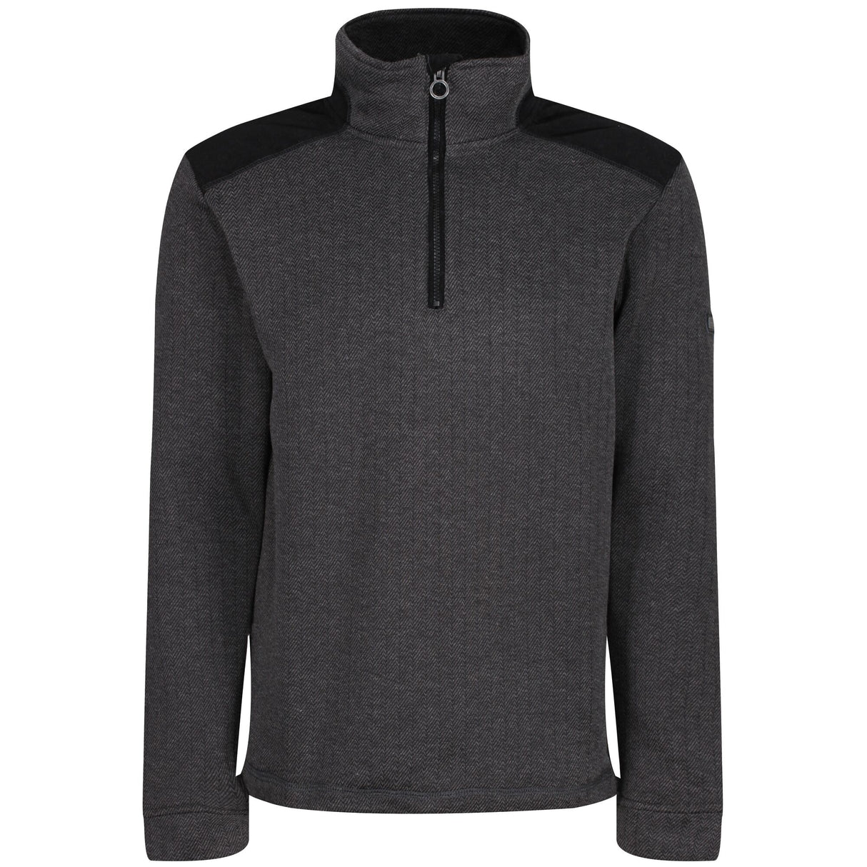 Regatta Mens Holbeck Herringbone Half Zip Fleece Jacket