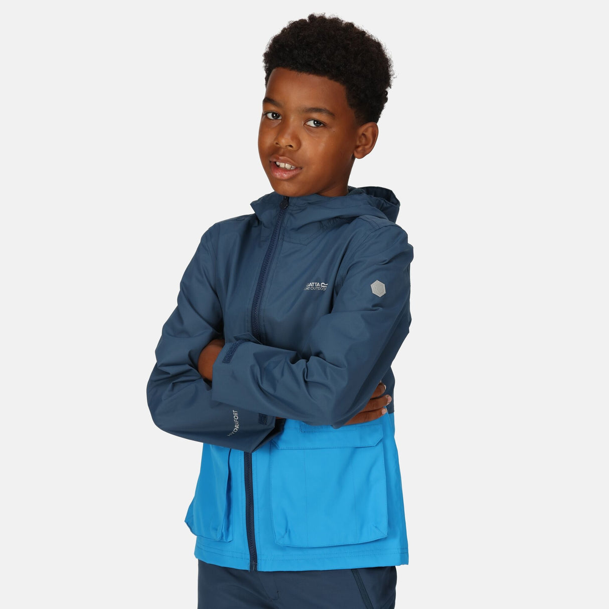 Regatta Kids Hywell Lightweight Waterproof Jacket