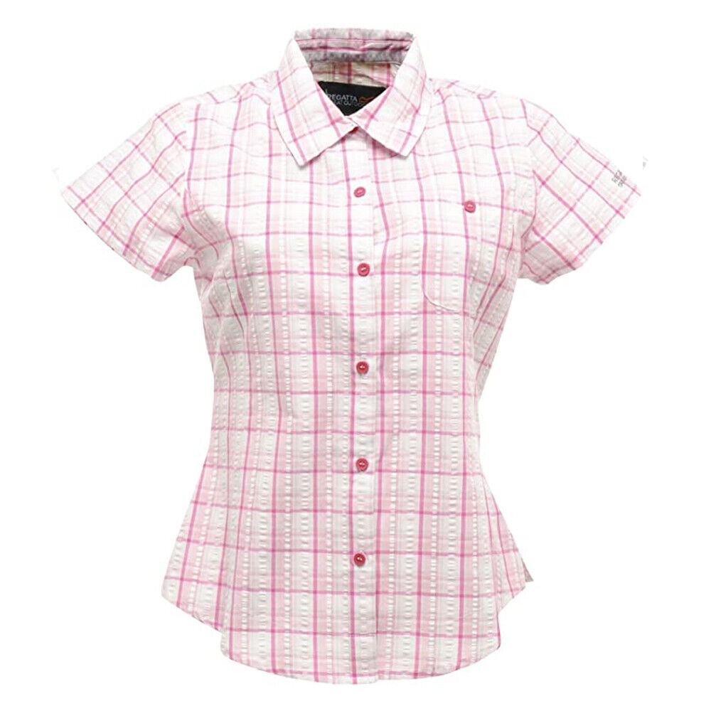 Regatta Womens Jenna II Short Sleeve Check Shirt