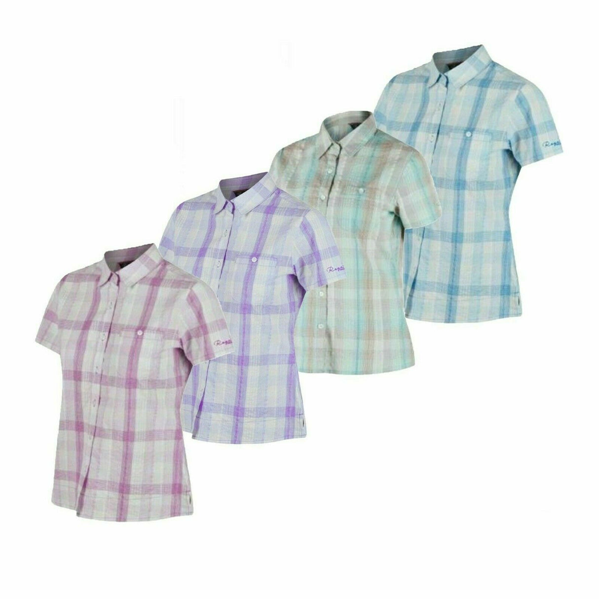 Regatta Womens Jenna II Short Sleeve Check Shirt