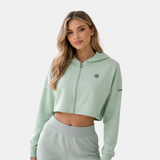 Dare2b Womens Lounge About Cropped Zip Fleece Jacket