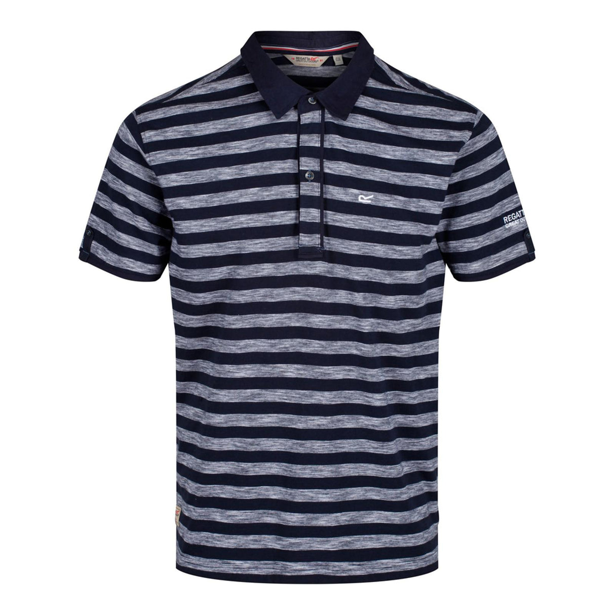 Regatta Mens Macauley Striped Polo Shirt