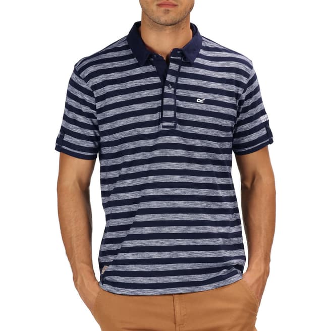 Regatta Mens Macauley Striped Polo Shirt