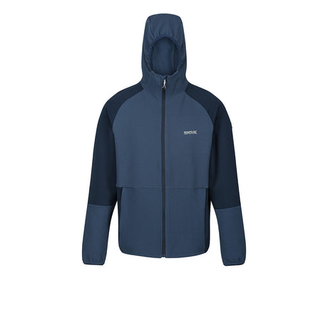 Regatta Mens Molaris Full Zip Stretch Hooded Fleece Jacket