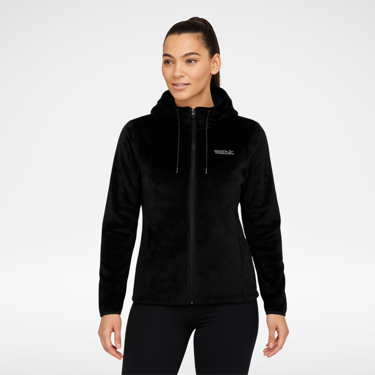 Regatta Womens Julissa Full Zip Hooded Fluffy Fleece Jacket