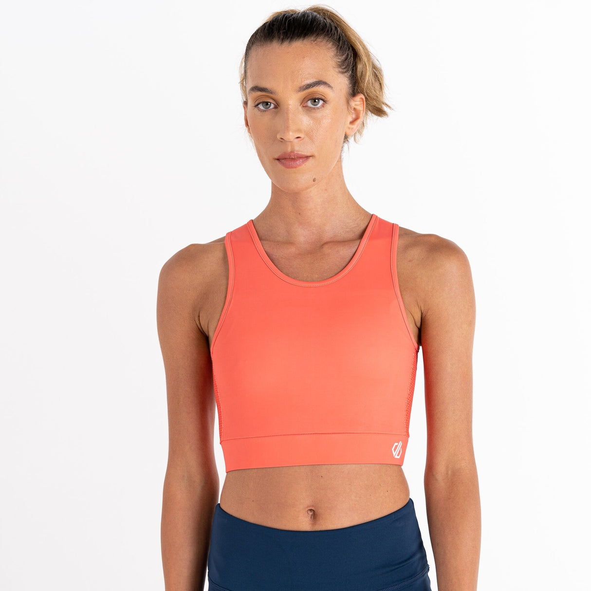 Dare2b Womens Move High Neck Gym Top Sports Bra